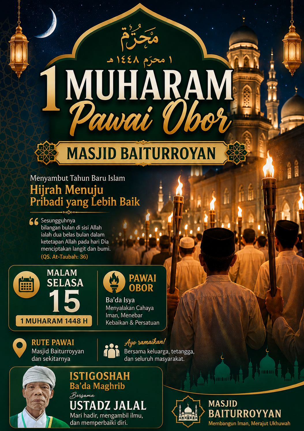 Foto 🌙 Semarak Tahun Baru Islam 1 Muharram 1448 H